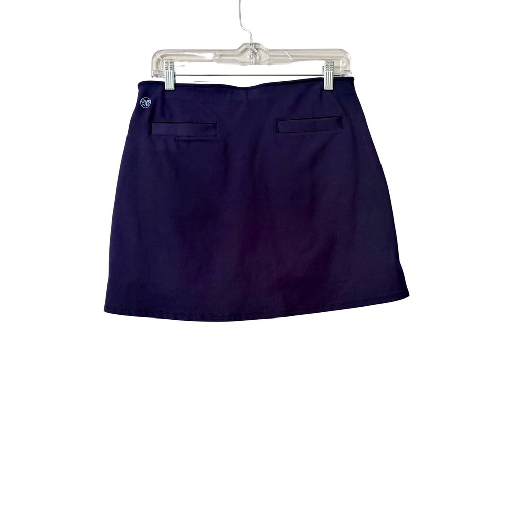 Renwick Golf‎ Skort Navy Blue Scalloped Pocket Performance Skirt Womens Medium